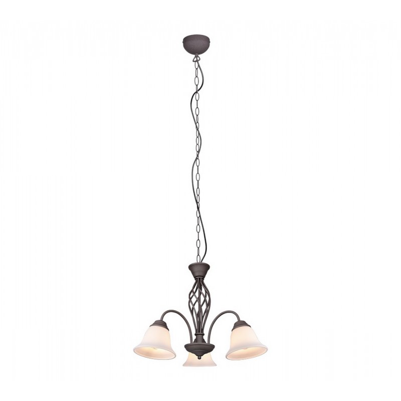 Trio Lampa wisząca klasyczna RUSTICA 101000324 miedziany, biały