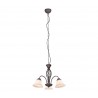 Trio Lampa wisząca klasyczna RUSTICA 101000324 miedziany, biały