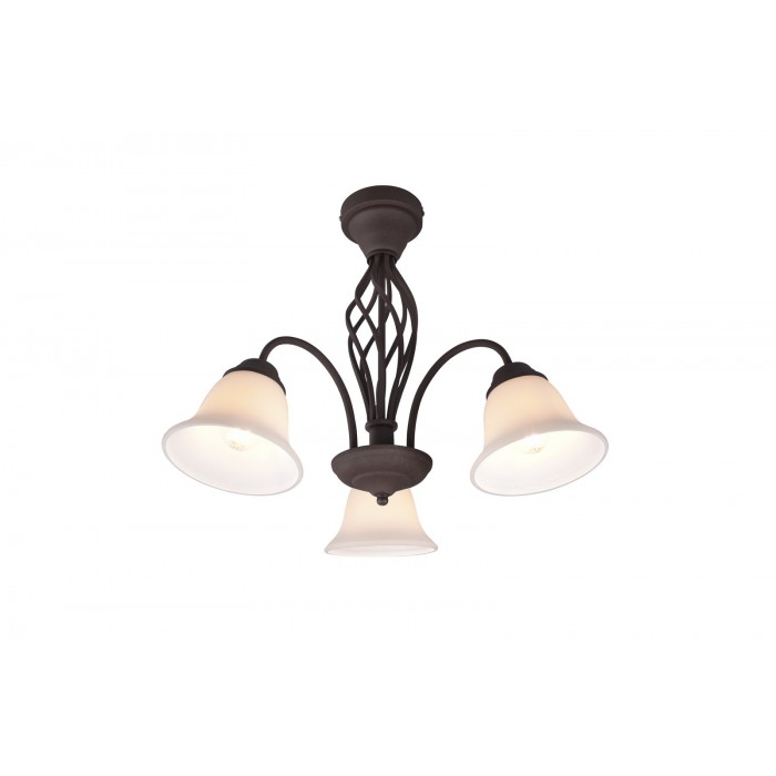 Trio Lampa natynkowa RUSTICA 601000324 miedziany, biały