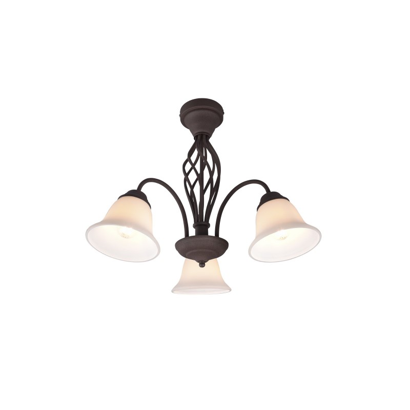 Trio Lampa natynkowa RUSTICA 601000324 miedziany, biały