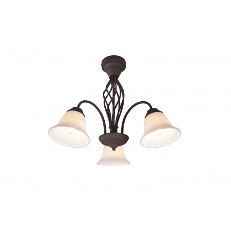 Trio Lampa natynkowa RUSTICA 601000324 miedziany, biały