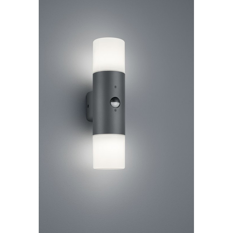 Trio Lampa zewnętrzna ścienna HOOSIC 222260242 antracyt