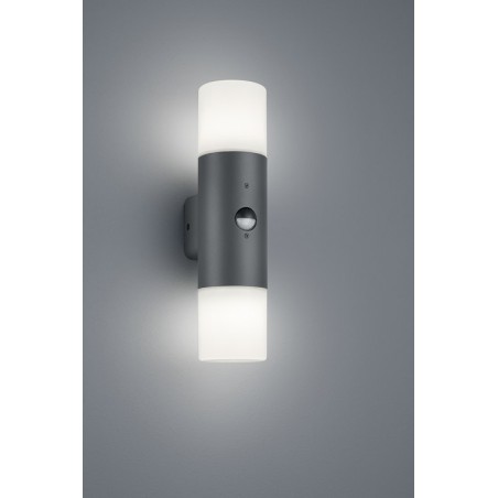 Trio Lampa zewnętrzna ścienna HOOSIC 222260242 antracyt