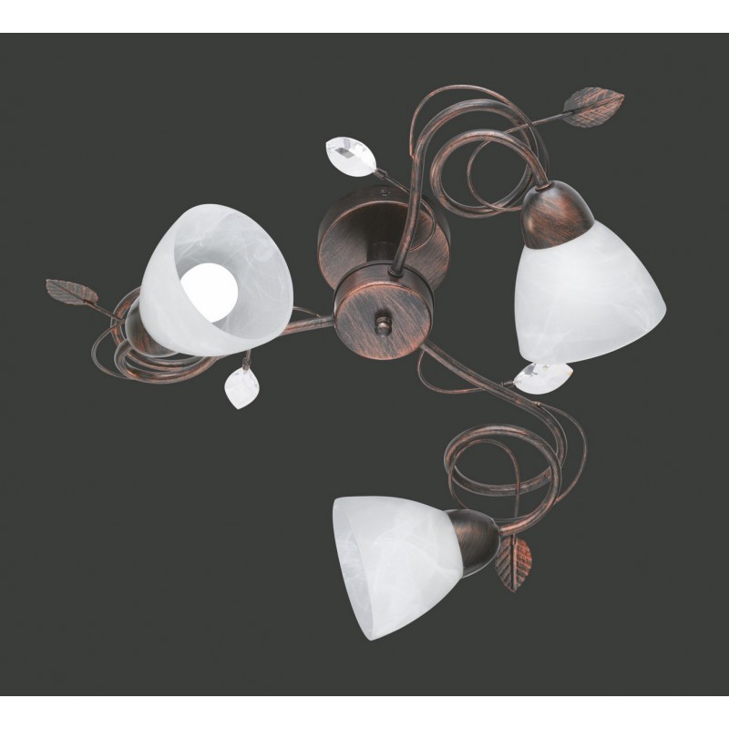 Trio Lampa natynkowa TRADITIO 600700328 brązowy i odcienie brązu