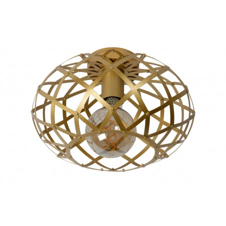 Lucide Lampa natynkowa WOLFRAM 21117/30/02 złoty i odcienie złota