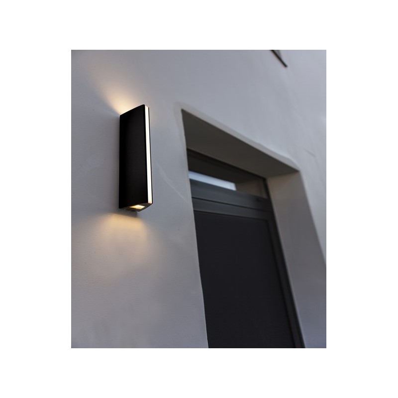 Lutec Lampa zewnętrzna ścienna LEO 5192701330 czarny