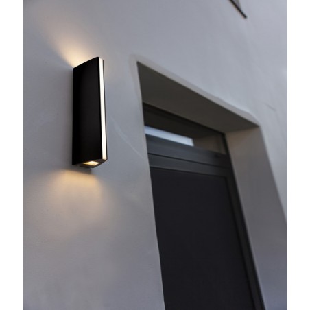 Lutec Lampa zewnętrzna ścienna LEO 5192701330 czarny