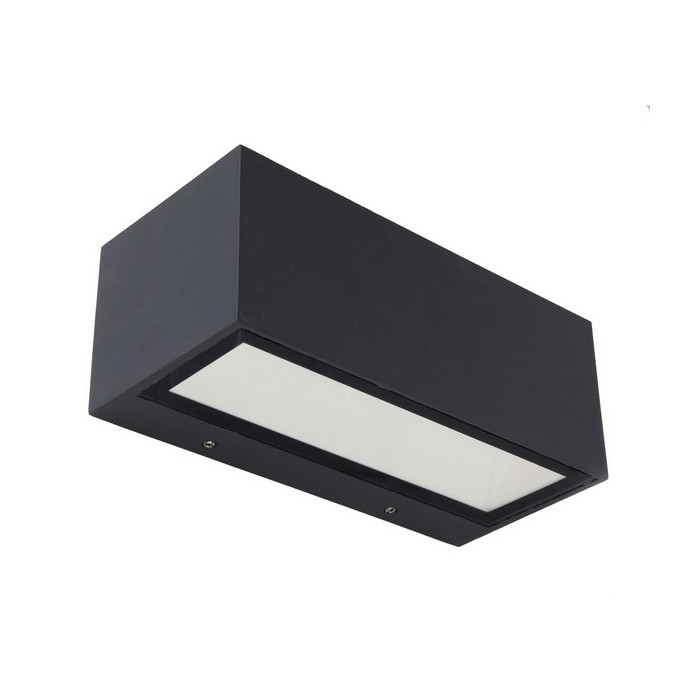 Lutec Lampa zewnętrzna ścienna GEMINI 5189112118 antracyt