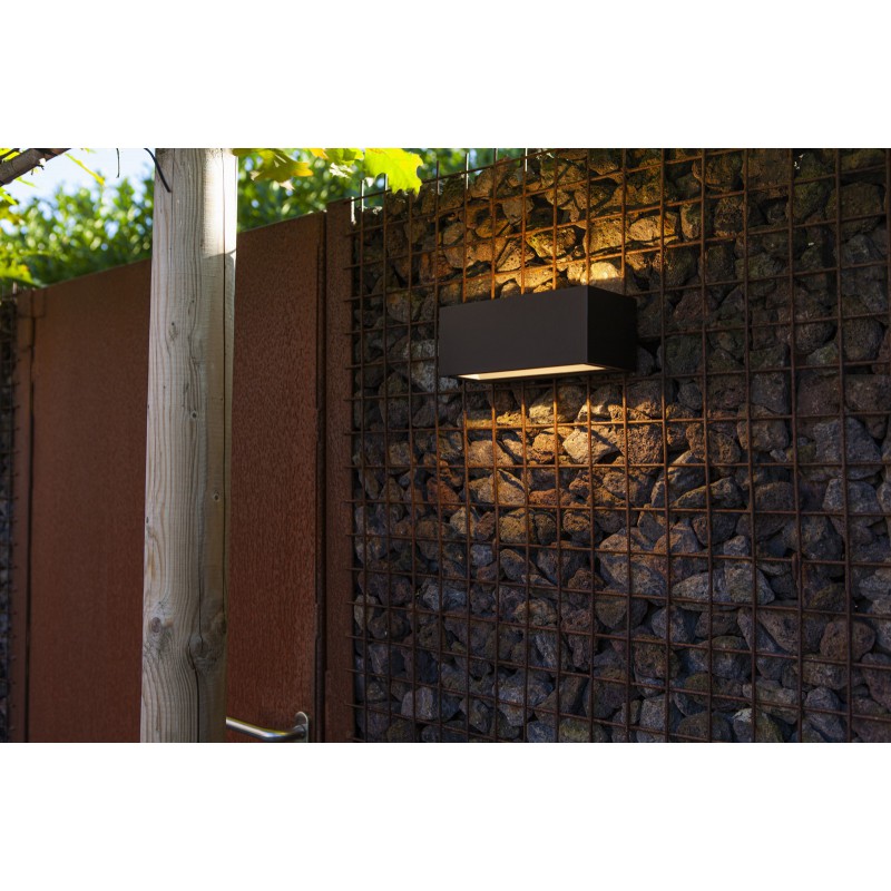 Lutec Lampa zewnętrzna ścienna GEMINI 5189112012 czarny