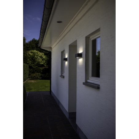 Lutec Lampa zewnętrzna ścienna GEMINI 5189112012 czarny