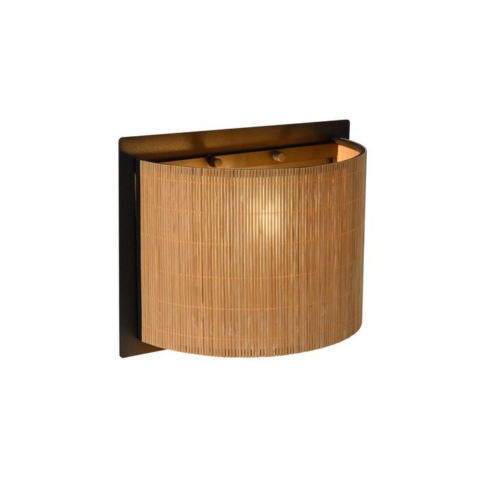 Lucide Kinkiet MAGIUS 03229/01/30 drewno jasne i ciemne, czarny