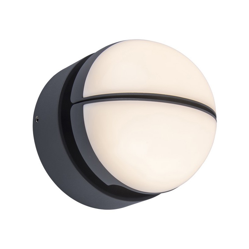 Lutec Lampa zewnętrzna ścienna EKLIPS 5199001118 antracyt