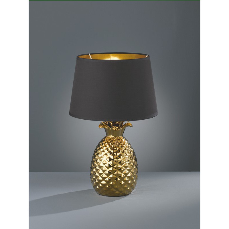 RL Lampa stołowa PINEAPPLE R50431079 złoty i odcienie złota, czarny