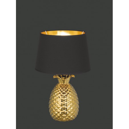 RL Lampa stołowa PINEAPPLE R50431079 złoty i odcienie złota, czarny