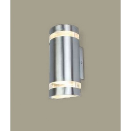 Lutec Lampa zewnętrzna ścienna FOCUS 5604021001 srebrny i odcienie srebra