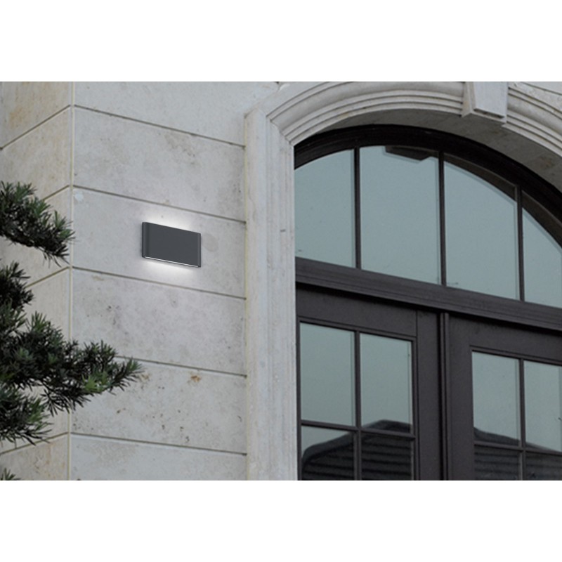 Trio Lampa zewnętrzna ścienna THAMES II 227660242 antracyt