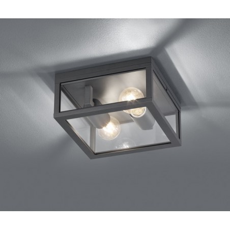 Trio Lampa zewnętrzna sufitowa GARONNE 601860242 antracyt