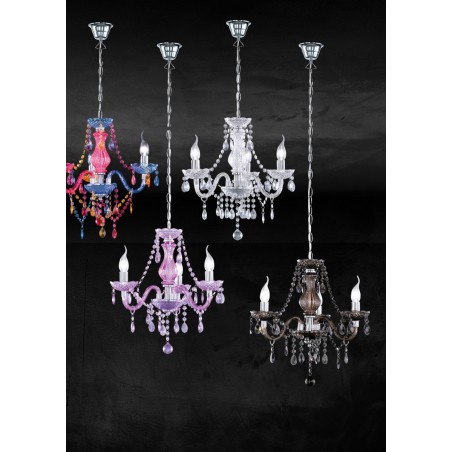 RL Lampa wisząca klasyczna LÜSTER R11073017 srebrny i odcienie srebra, inny