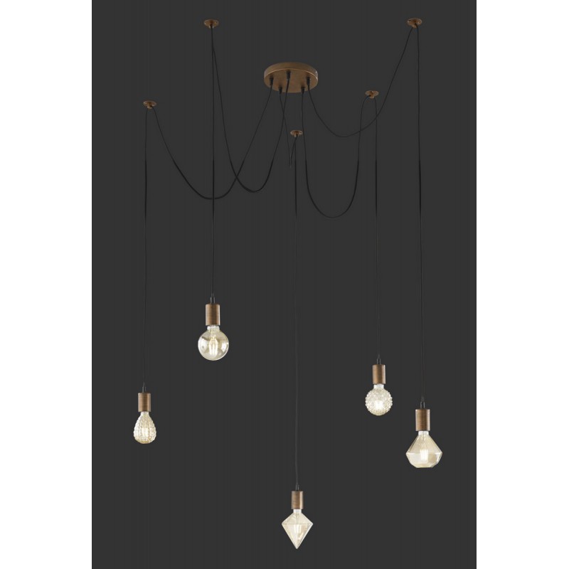 Trio Lampa wisząca nowoczesna CORD 310100562 miedziany