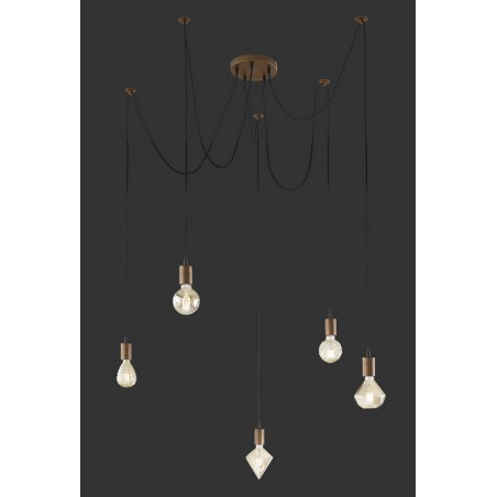 Trio Lampa wisząca nowoczesna CORD 310100562 miedziany