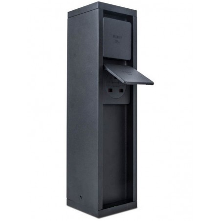 Lutec Lampa zewnętrzna stojąca MAINS 9702201012 czarny