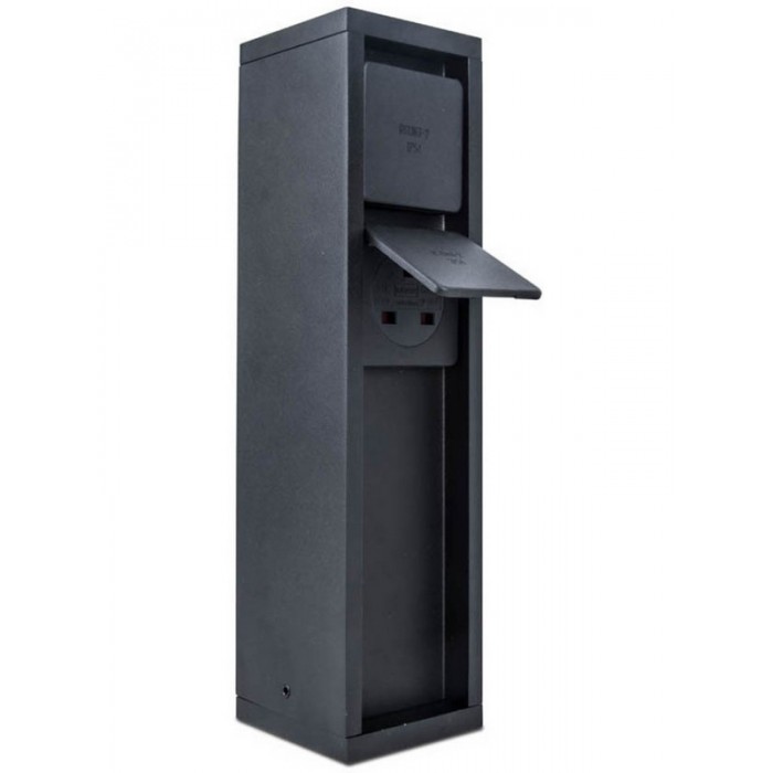 Lutec Lampa zewnętrzna stojąca MAINS 9702202012 czarny