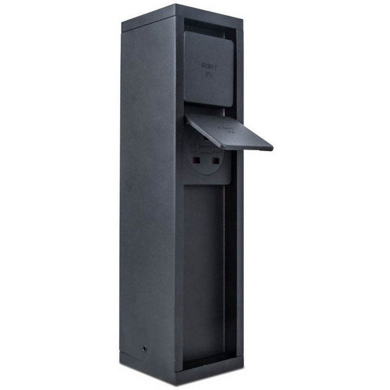 Lutec Lampa zewnętrzna stojąca MAINS 9702202012 czarny