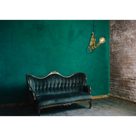 Lucide Lampa wisząca nowoczesna EXTRAVAGANZA CHIMP 10402/01/30 czarny, złoty i odcienie złota