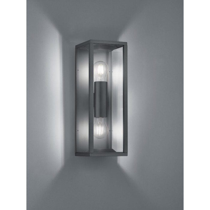 Trio Lampa zewnętrzna ścienna GARONNE 201860242 antracyt