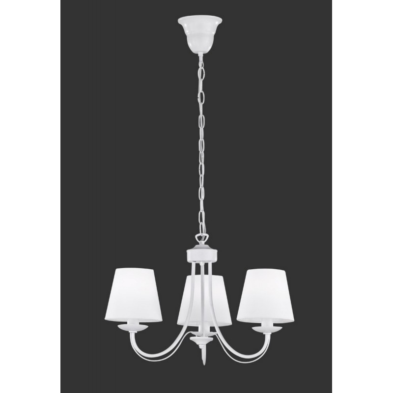 Trio Lampa wisząca klasyczna CORTEZ 110600331 biały