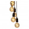 Lucide Lampa wisząca nowoczesna FIX MULTIPLE 08408/07/30 czarny