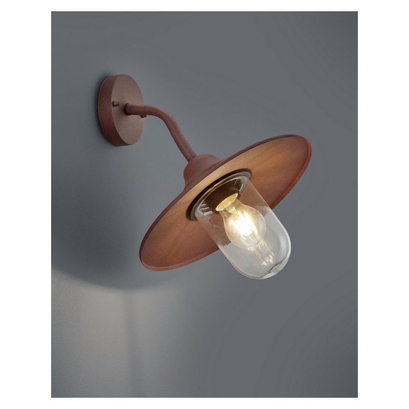 Trio Lampa zewnętrzna ścienna BRENTA 201760124 miedziany