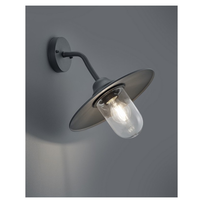 Trio Lampa zewnętrzna ścienna BRENTA 201760142 antracyt