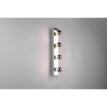 Trio Lampa łazienkowa ścienna THEATRO 283600406 srebrny i odcienie srebra