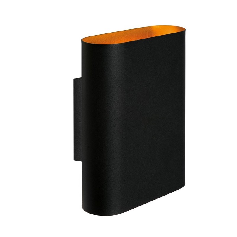 Lucide Kinkiet OVALIS 12222/02/30 czarny, złoty i odcienie złota