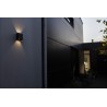 Lutec Lampa zewnętrzna ścienna GEMINI 5104003012 czarny