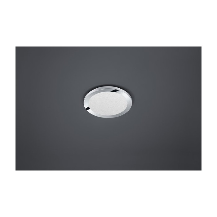 Trio Lampa łazienkowa sufitowa CESAR 656411506 srebrny i odcienie srebra