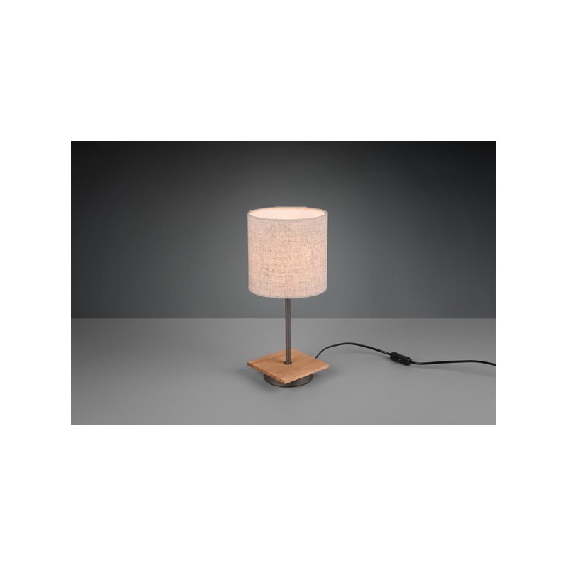 Trio Lampa stołowa ELMAU 502100130 srebrny i odcienie srebra, biały