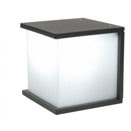 Lutec Lampa zewnętrzna ścienna BOX CUBE 5184601118 antracyt