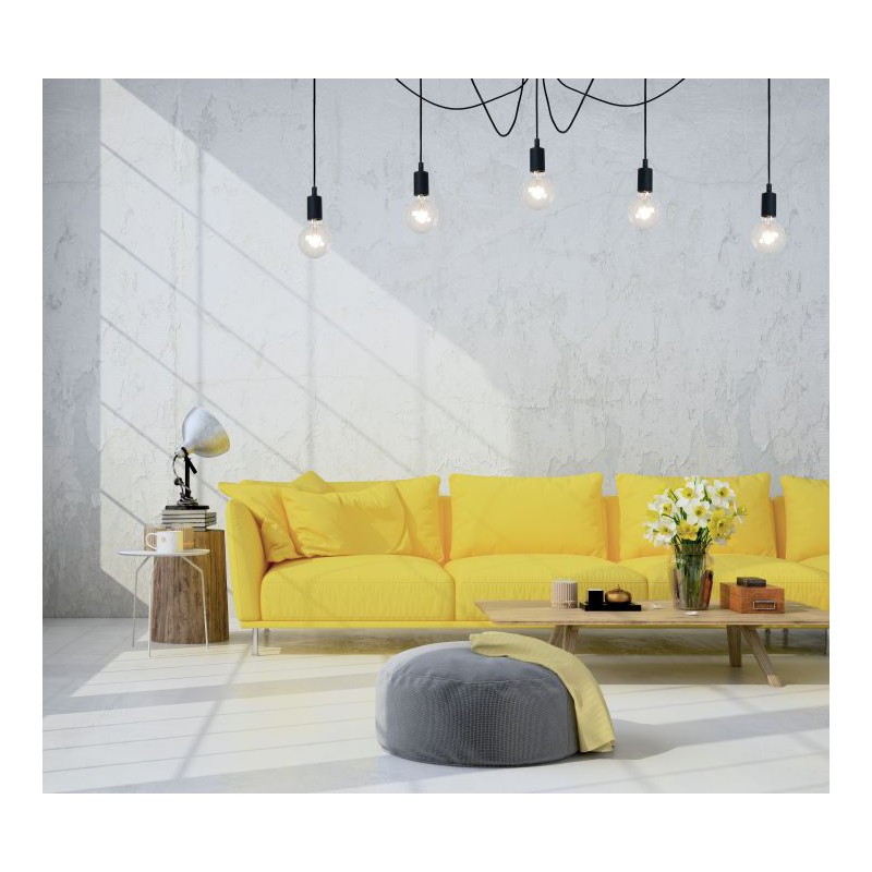 Lucide Lampa wisząca nowoczesna FIX 08408/05/30 czarny