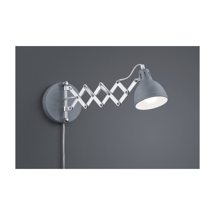 RL Kinkiet SCISSOR R20321078 szary i odcienie szarości, srebrny i odcienie srebra