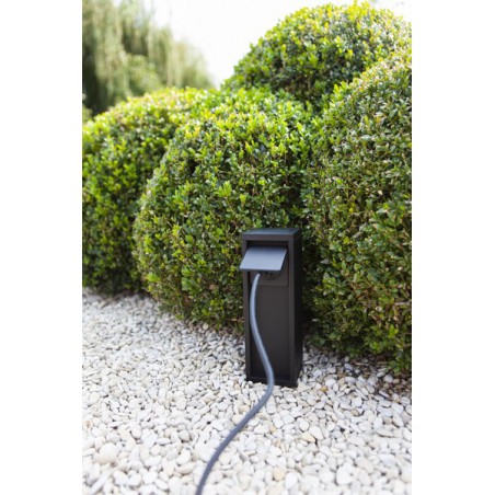 Lutec Lampa zewnętrzna stojąca MAINS 9702203012 czarny