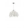 RL Lampa wisząca nowoczesna LEAVY R10461901 srebrny i odcienie srebra, biały