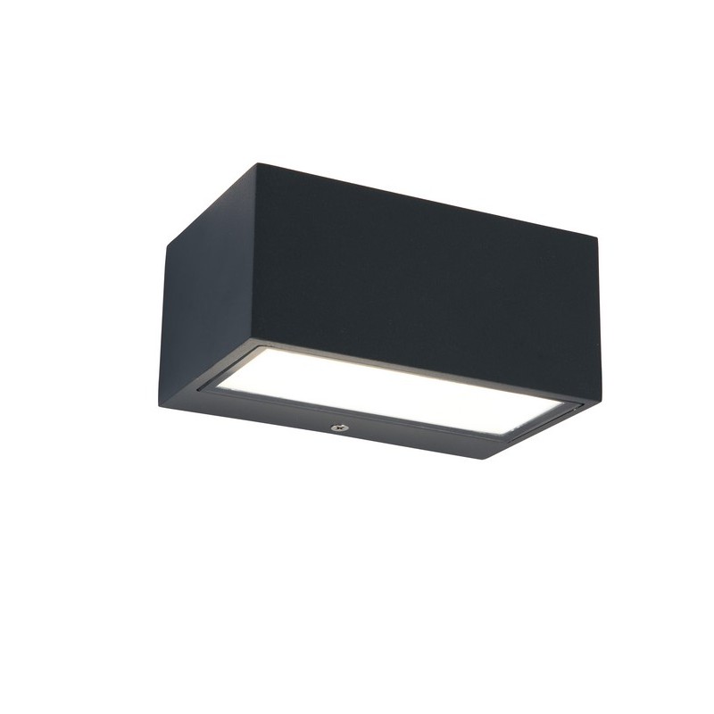 Lutec Lampa zewnętrzna ścienna GEMINI 5189102118 antracyt
