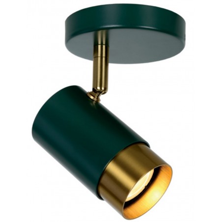 Lucide Reflektor sufitowy FLORIS 35913/01/33 zielony, złoty i odcienie złota