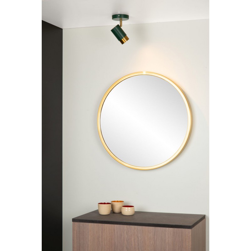 Lucide Reflektor sufitowy FLORIS 35913/01/33 zielony, złoty i odcienie złota
