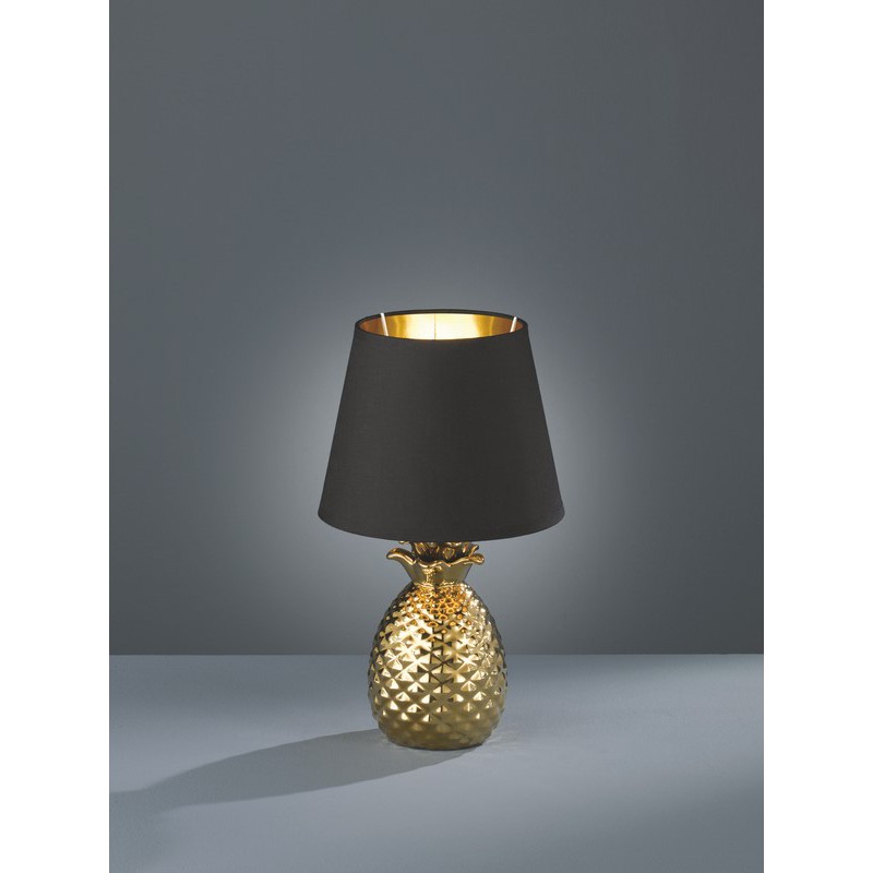 RL Lampa stołowa PINEAPPLE R50421079 złoty i odcienie złota, czarny