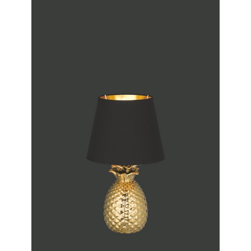RL Lampa stołowa PINEAPPLE R50421079 złoty i odcienie złota, czarny