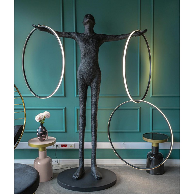 Lampa podłogowa HUMAN CIRCULO włókno szklane