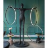 Lampa podłogowa HUMAN CIRCULO włókno szklane